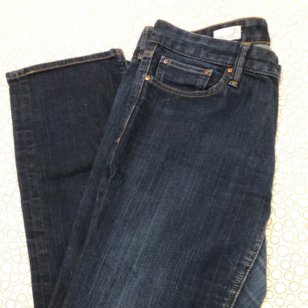 Gap Real Straight Denim Jeans - Size 31S